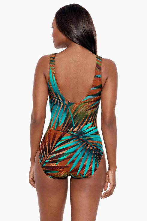MiracleSuit Tamara Tigre It's A Wrap One Piece Swimsuit